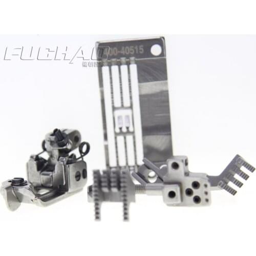 Sewing Needle plate 400-40515 Needle clamp 133-50301 Feed Dog 133-54204 Presser foot 133-76058 For Juki MF-7700 Gauge Set