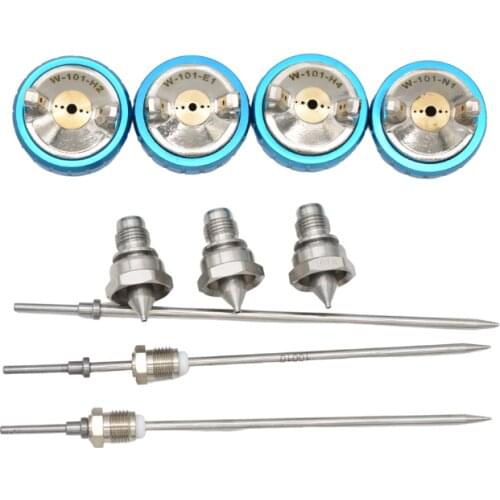 W101 spray gun nozzle W-101 air paint gun nozzle,1.0/1.3/1.5/1.8mm Stainless steel nozzle,Japan made, w 101 nozzle kit