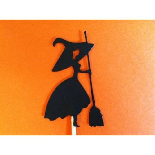 Witch Cupcake toppers birthday Party appetizer picks halloween toothpicks decor