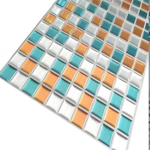 Peel and Stick Tiles Kitchen Backsplash Tiles 3D Wall Stickers 6 Tiles/Pack Kitchen Wall Stickers