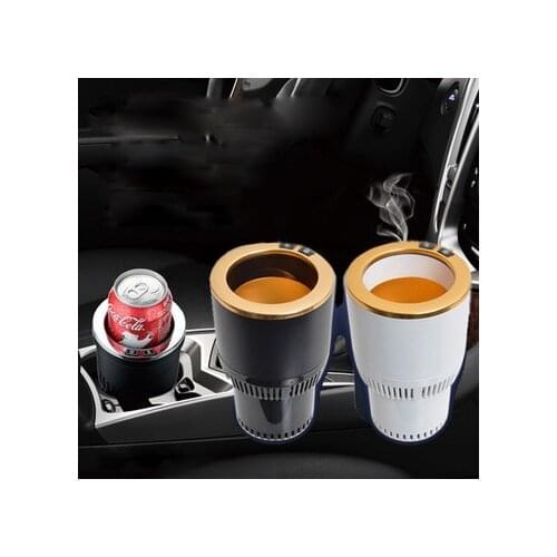 DC 12v Smart Car Hot And Cold Cup Fast Cooling Heating Portable Car Mini Refrigerator Insulation Cup Coffee tea Freezer