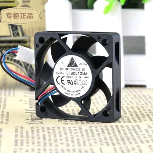DELTA EFB0512MA 5cm/CM 5010 12V 0.12A Double ball bearing silence cooling fan