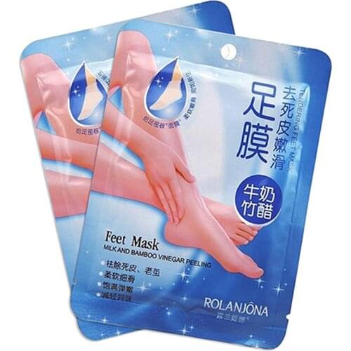 1 Pair Feet Mask Spa Socks for Pedicure Foot Cream for Heels Exfoliating Foot Mask Socks Mask for Legs Beauty Care Do Wholesale