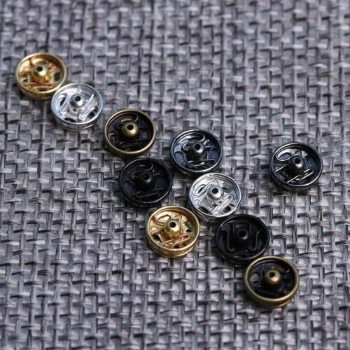 10/24pcs Mini Button Buckle DIY Doll Clothes 5mm Metal Buckle Invisible Snap for 1/6 Doll Clothing Sewing Home Accessories