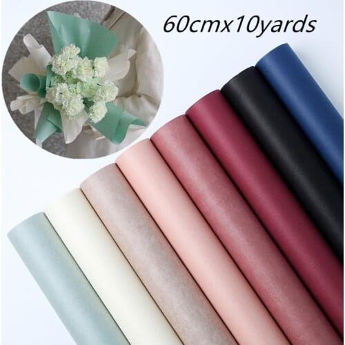 10yards Macaron Floral Wrapping Paper Florist Flower Wrapping Paper Material Korean Single Flower Packaging Gift Wrapping Supply
