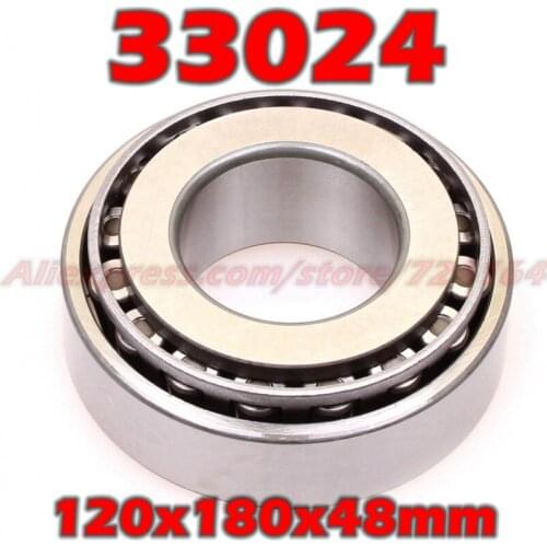120x180x48 mm Tapered Roller Bearings 33024 3007124E HR33024J 33024JR 33024A E33024J 33024VC12 33024U 33024E 120*180*48