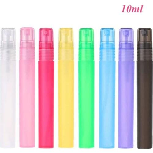 12 x10ml Simple Traverl Portable Perfume Sprayer Bottle Perfume Women Perfume Atomizer Packaging Spray Empty Cosmetic Containers
