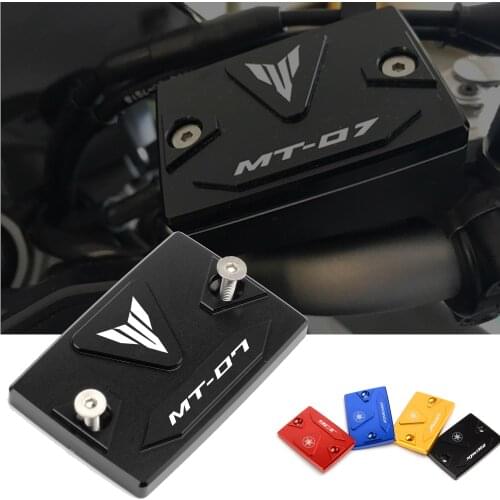 2019 CNC Aluminum Brake Fluid Reservoir Cap Cover For yamaha MT07 MT-07 FZ1 FZ6 FZ8 FZ8S FAZER XJR1300 XJR 1300