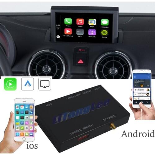 Car Camera Carplay Decoder Adapter For Audi A1 8X 2010~2018 MMI 3G Plus Mirror Link Display Android Auto Play 360 BirdView
