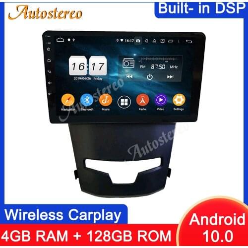 For SsangYong Korando 2010+ Android 10 Car DVD Player Multimedia GPS Navigation Auto Radio Stereo HeadUnit NAVI Wireless Carplay