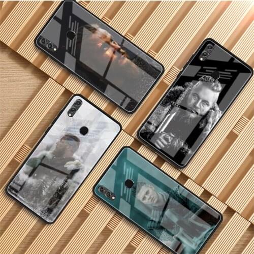 Vikings Ragnar Lothbrok Tempered Glass Phone Case For Huawei P20 P30 P40 P40 Lite Pro Psmart Mate 20 30 Cover Shell