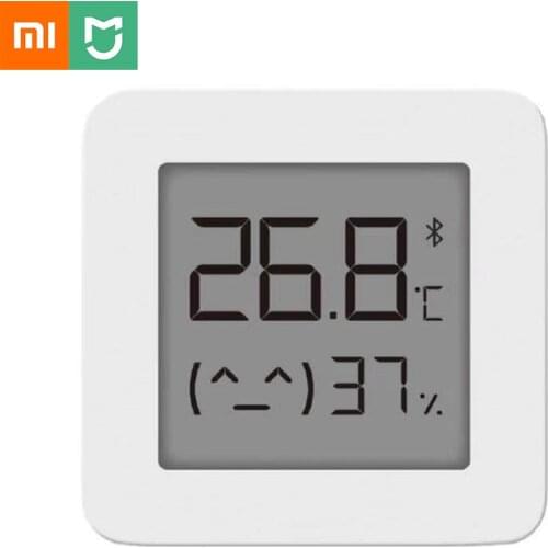 XIAOMI Bluetooth Digital Thermometer 2 LCD Screen Moisture Meter Hygrometer Wireless Smart Electric Humidity Sensor No Battery
