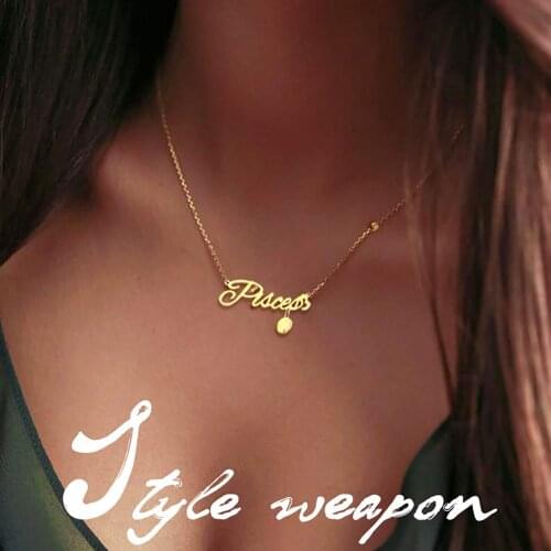 Cring Coco classic womens new necklace, 2020 fashionable 12 constellation torque, fashionable and exquisite wedding