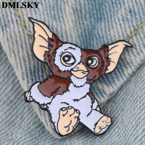 DMLSKY Animal Funny Enamel Brooches Metal Pins cool Badges Hat Pins Cartoon Jewelry For Clothes Lapel Pin Tie Pin Gifts M4075