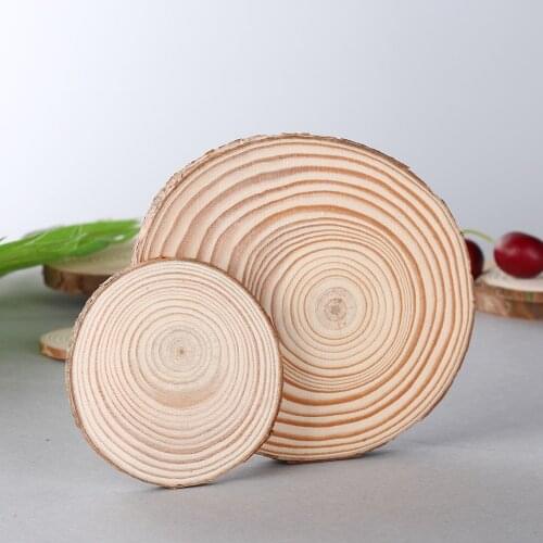 1PC Natural Round Wood Coasters Cup Pad Tea Coffee Mug Drinks Holder Table Mat DIY Wooden Home Decoration