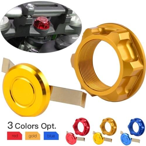 Steering Stem Nut Cap Cover For Suzuki RM125 RM250 RMZ250 RMZ450 RMX450Z RM 125 250 RMZ 450 Yamaha YZ WR 250F Honda CRF 250L/M