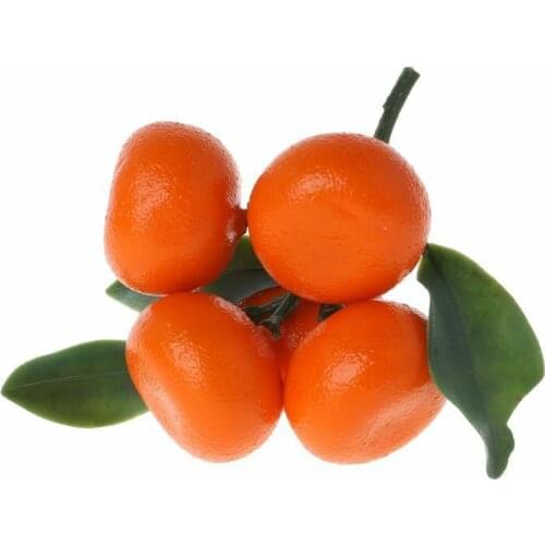 Kitchen Artificial Tangerine Supplies Display Props Realistic Simulated
