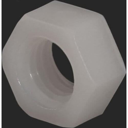 M10 M12 M14 M16 M18 M20 Nut screws set hex nuts plastic nylon screw white insulation plastic