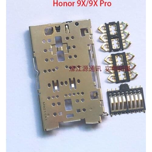 For Huawei Honor 9X 9X Pro motherboard SIM card holder built-in iron cover card slot memory SD card core