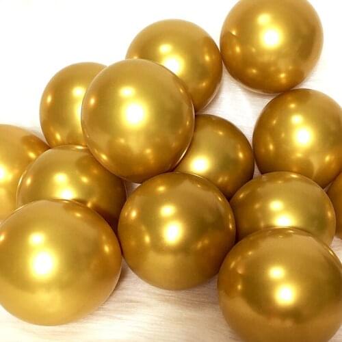 Metallic Chrome Balloon 5-12inch 20/30pcs Chromium Metal Round Baloons Wedding Decor Birthday Party Globos Metali Latex Ballon