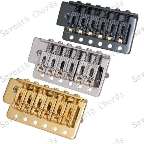 A Set 6 String Vintage Roller Saddle Tremolo Bridge System With Whammy Bar for ST SQ Electric Guitar Replacement
