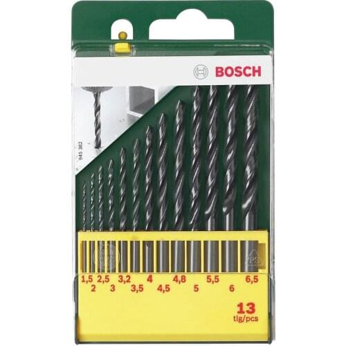Bosch 13 Twist Drill Set 1.5-6.5mm Metal Drilling Electric Drill Impact Drill 13 Set