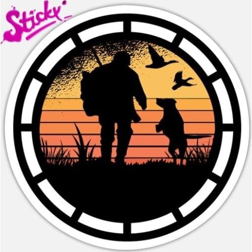 STICKY Duck Hunting Signs Car Sticker Decal for Bicycle Motorcycle Accessories Laptop Helmet Trunk Wall Stickers