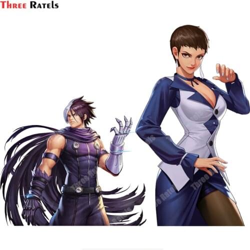 Three Ratels D76 Nameless And Nameless KOF02 Stickers Car Accessories Auto Decals Vinyl Material