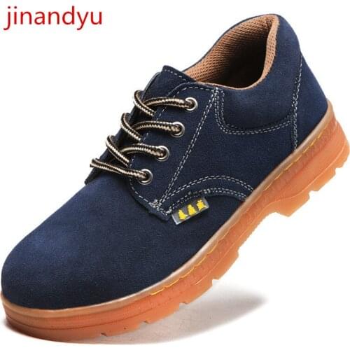 New Safety Shoes for Men Work Safety Boot Steel Toe Safety Shoes Puncture-Proof Work Sneakers Indestructible Shoes Work Footwear