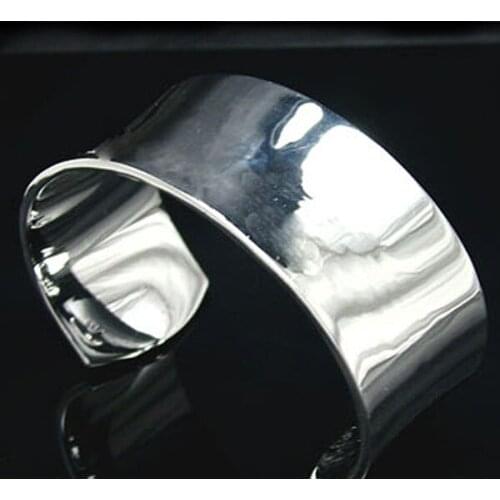 Wholesale N925 Sterling Silver color fashion Jewelry N925 Silver color Bangle/Cuff, Wholesale Jewelry RM17