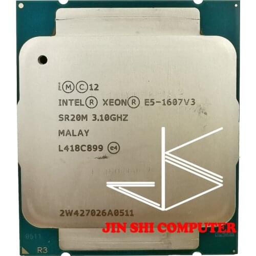 Intel Xeon E5-1607 V3 CPU 3.1GHz 10M 4 Core 4 Threads LGA2011-3 Processor