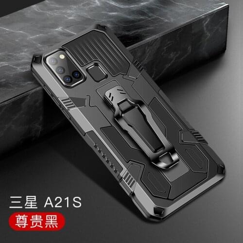 Shockproof Case For Samsung A21s Case Armor Belt Clip Holster Cover For Samsung Galaxy A21s Coque A 21s SM-A217F/DS 6.5'' A217M