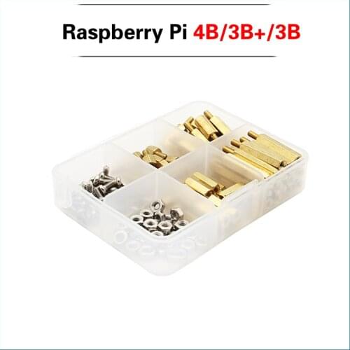 S ROBOT Raspberry Pi 4 Model B/3B+/3B Installation Tool 120Pcs M2.5 Spacer/Standoff+Nuts+Screws Accessories Kit RPRI192