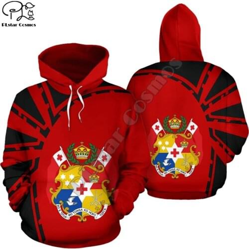 New Brand Island Tonga Country Flag Tribal Culture Retro Streetwear Tracksuit Men/Women Pullover 3DPrint Funny Casual Hoodies A4
