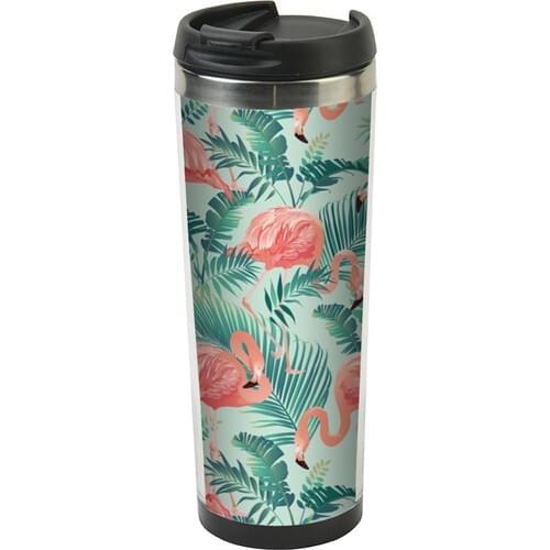 Allmug In Steel Thermos-Lovely Flamingo