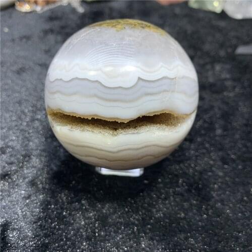 Amazing Open-mouth smile natural ocean jasper agate ball reiki healing crystals minerals gemstone sphere for home decor