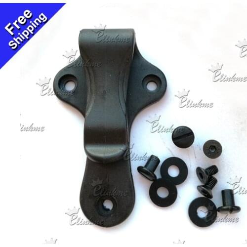 1pcs 3.43" *2.0"(85mm*52mm ) excellent Kydex Holster sheath Clips knife scabbard Clip DIYwith screw