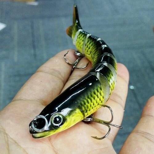 10-26g Fishing Lure Multi Jointed Sections Hard Bait Artificial Crankbaits Wobbler Sinking Lifelike Swimbait For Bass