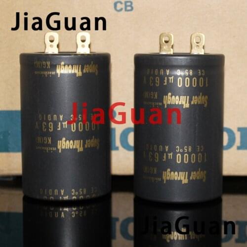 2PCS NICHICON KG Super Through 63V10000UF 50x80mm audio 10000UF 63V amplifier filtering 10000uF/63V Golden feet 10000U