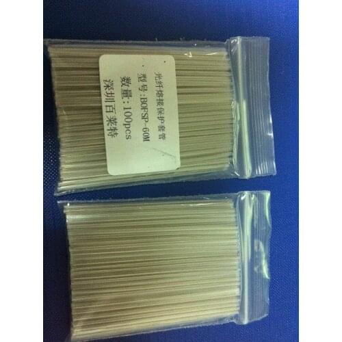 250um special-purpose BOFSP-60M China supplier high quality Transparent Micro 60mm Fiber Optic Fusion Splice Protection sleeves