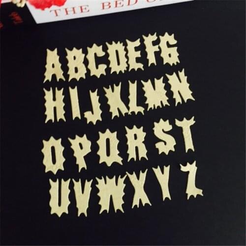26 Letter alphabet Metal Cutting Dies for scrapbooking Stencils for Craft Paper DIY Scrapbook new die Cut Template 2019