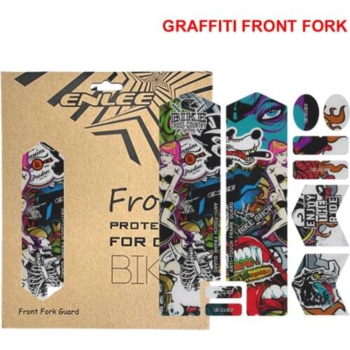 3D Bicycle Front Fork Scratch-Resistant Protect Frame Protector Removeable Sticker Mountain Road Bike Paster Guard Cover Sticker