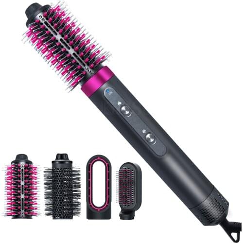 4 In 1 Hot Air Comb Hair Salon Straightener Fast Hair Dryer hot-air brush straightener comb curling brush hairdryer styling tool