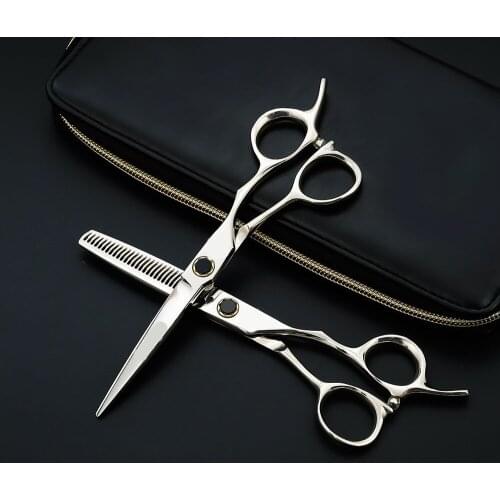 6 Inches Professional bearing Hairdressing Scissors Set Beauty Salon Barber Cutting/Thinning Hairdressing Shears Styling Tools