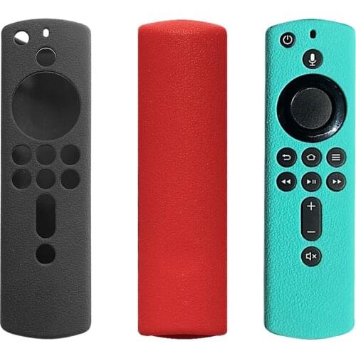 Protective Case Silicone Cover Anti Slip Lightweight Soft For For Fire TV 4K Fire TV 3rd Generation Fire TV Cube Remote Control