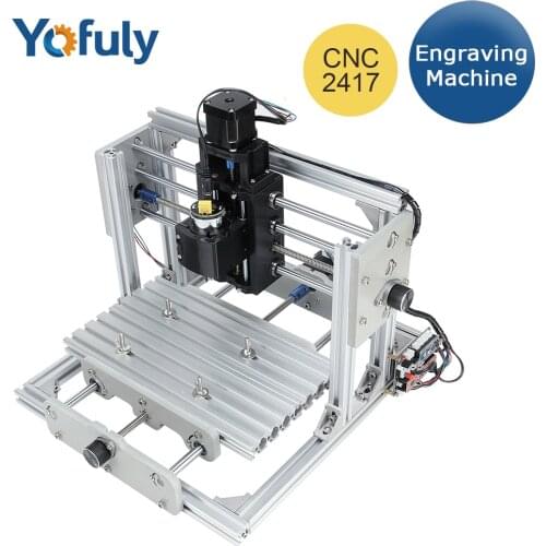 CNC 2417 DIY CNC Engraving Machine 3axis Mini Pcb Pvc Milling Machine Metal Wood Carving Machine Cnc Router GRBL Control