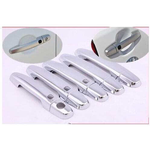 FUNDUOO For Toyota RAV4 5 Door 2006 2007 2008 2009 2010 2011 2012 2013 car door handle covers with Smart entry buttons 10 pcs