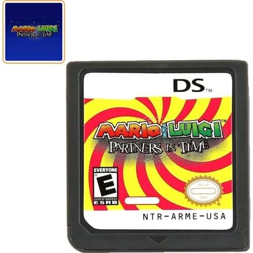 Game Card for Mario&Luigi Partners, Multi Colors Classic Game Accessoriss, Play on NDS, NDS Lite, NDSI,NDSLL, NDSXL, 3DS, for Fr