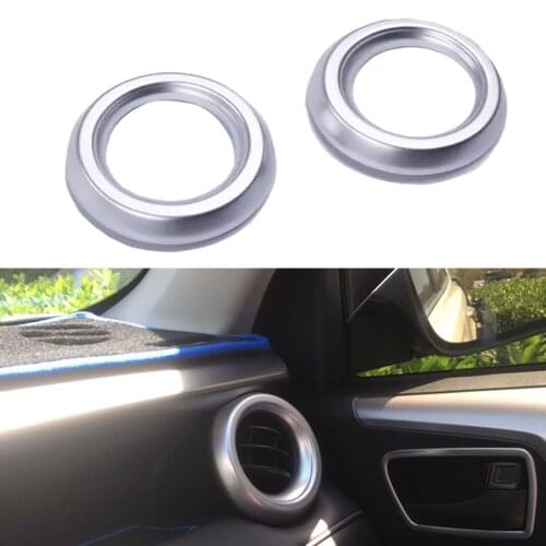 JEAZEA 2X Chrome ABS Silver Car Front Bumper Fog Light Lamp Cover Trim Molding Bezel Fit For Hyundai Sonata i45 YF 2011-2014