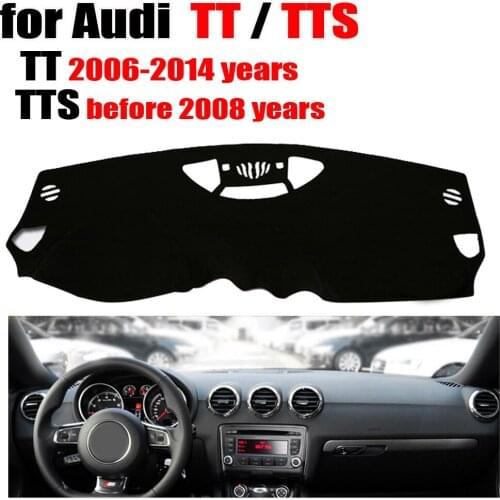 Car dashboard cover for Audi TT 2006-2014 / TTS before 2008 Left hand drive dashmat pad dash covers auto dashboard accessories
